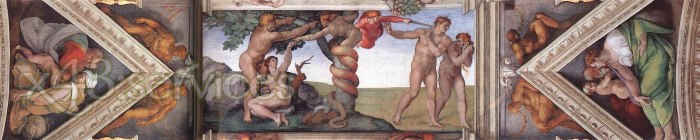 Michelangelo Buonarroti - Das vierte Joch der Decke - The fourth bay of the ceiling